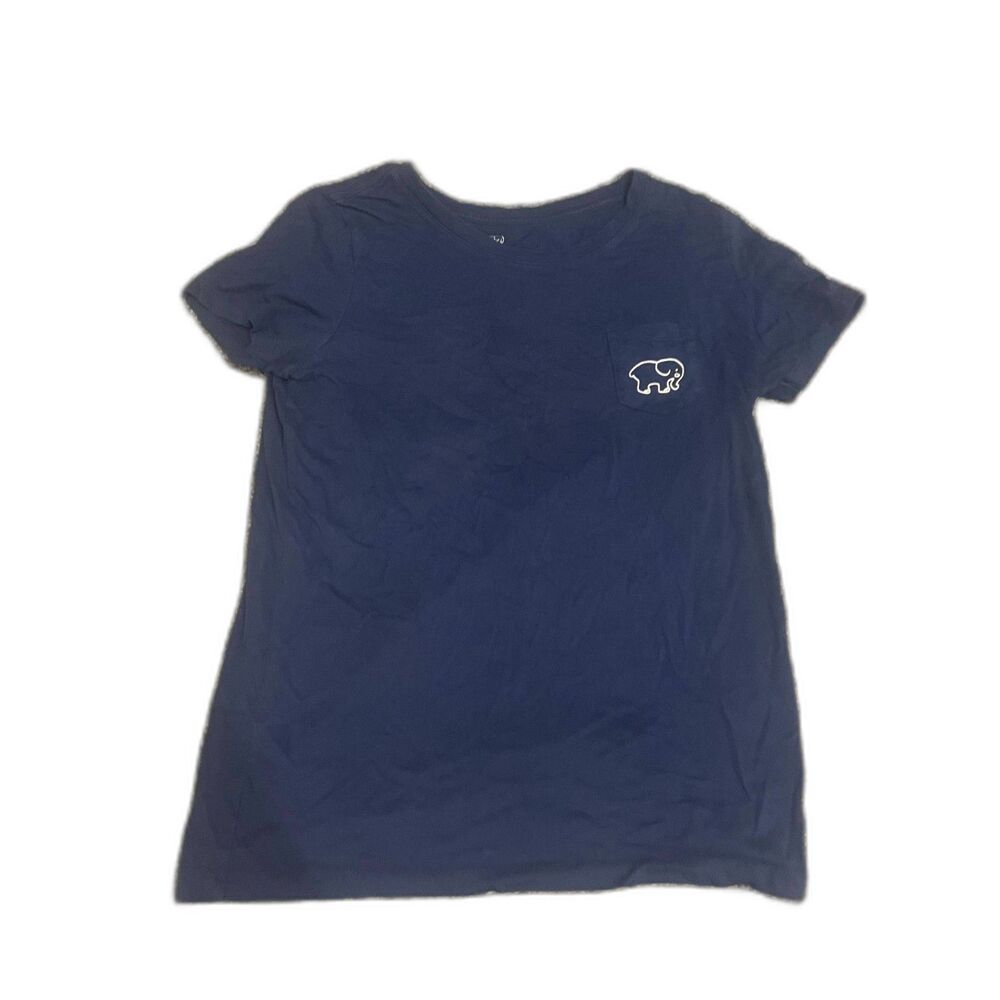 Ivory Ella navy blue Leo Zodiac Sign graphic short sleeve t-shirt M